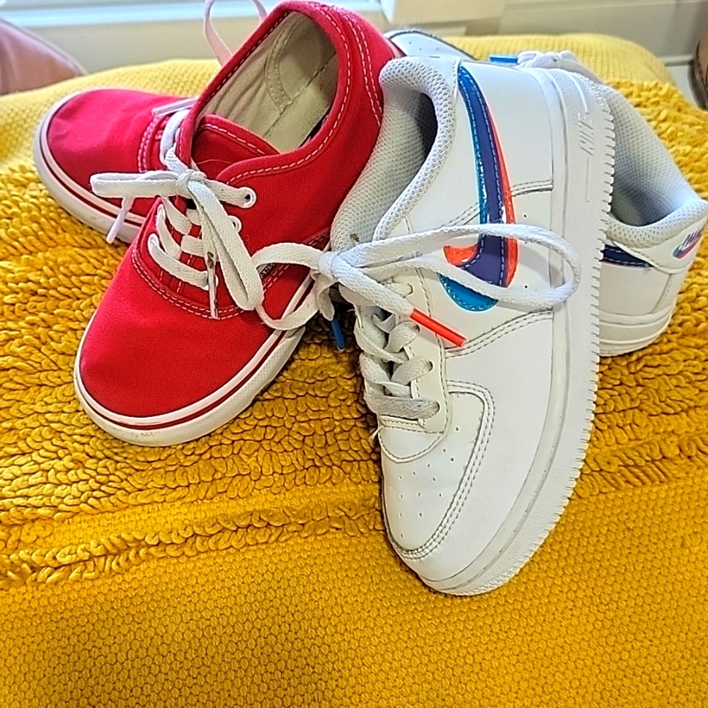 Vans and Nike shoes size 10